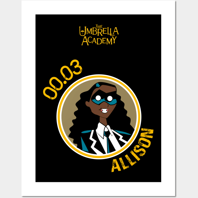 UMBRELLA ACADEMY: ALLISON ¨THE RUMOR¨ CARTOON Wall Art by FunGangStore